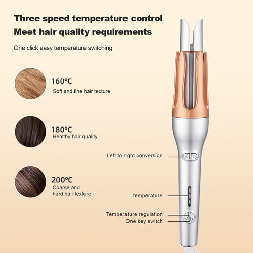 Rotating Electric Curling Iron